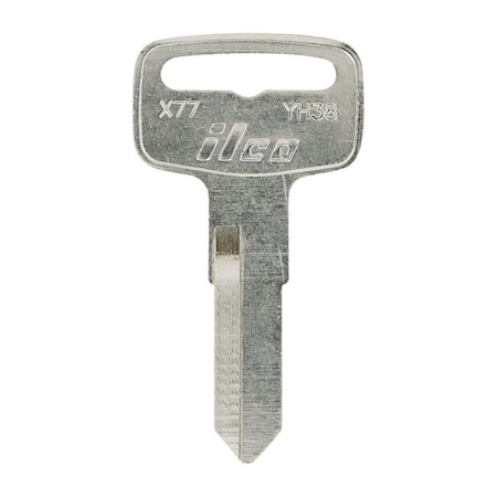 Hillman Traditional Key Motorcyle Universal Key Blank for Double Sided - Case of 10 5967773